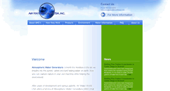Desktop Screenshot of airwaterworldusa.com